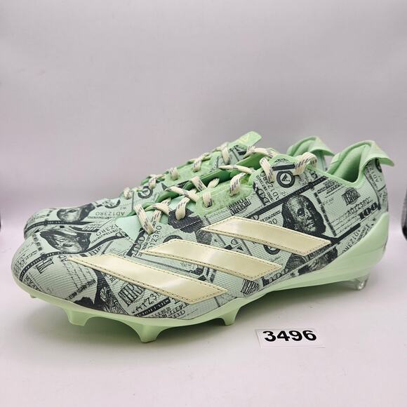 ADIDAS MEN\'S 12.5 ADIZERO ELECTRIC 2 CURRENCY FOOTBALL CLEATS JQ3980 NWOB main image 7
